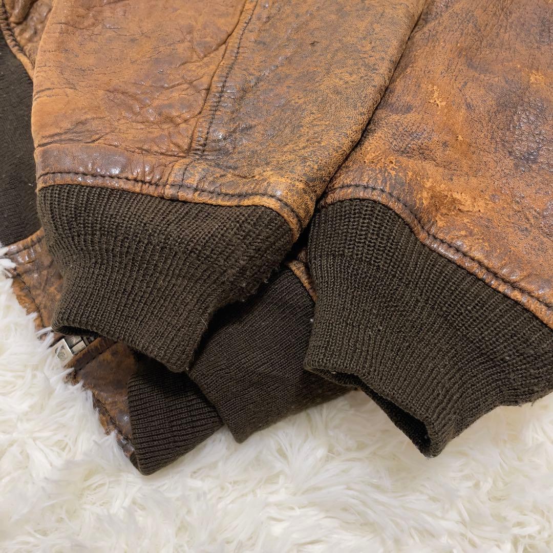 激レア AVIREX レザーフライトジャケットタイプG2 XL