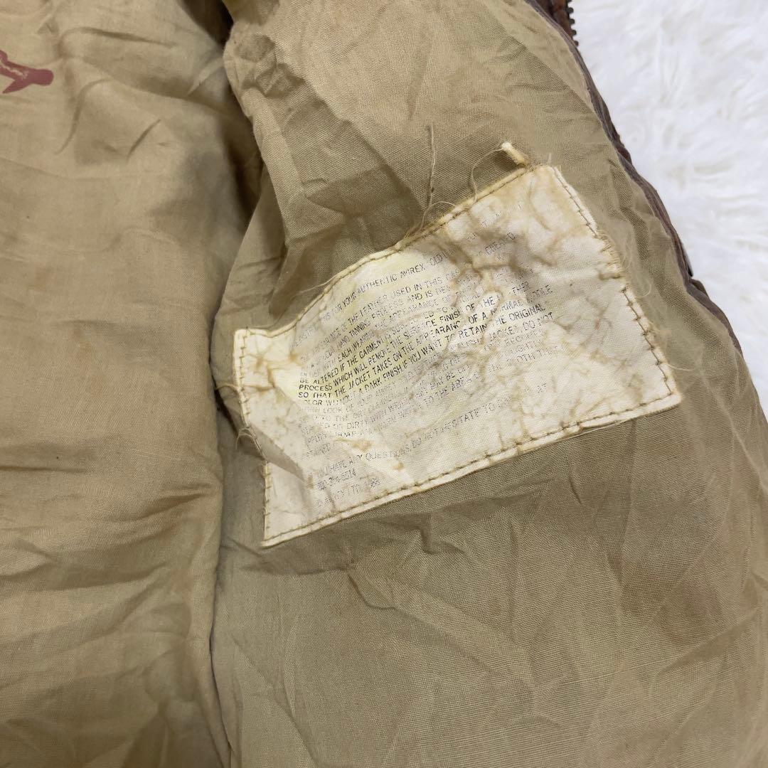 激レア AVIREX レザーフライトジャケットタイプG2 XL