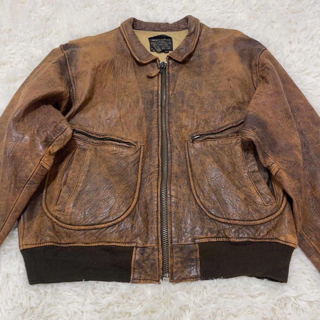 激レア AVIREX レザーフライトジャケットタイプG2 XL