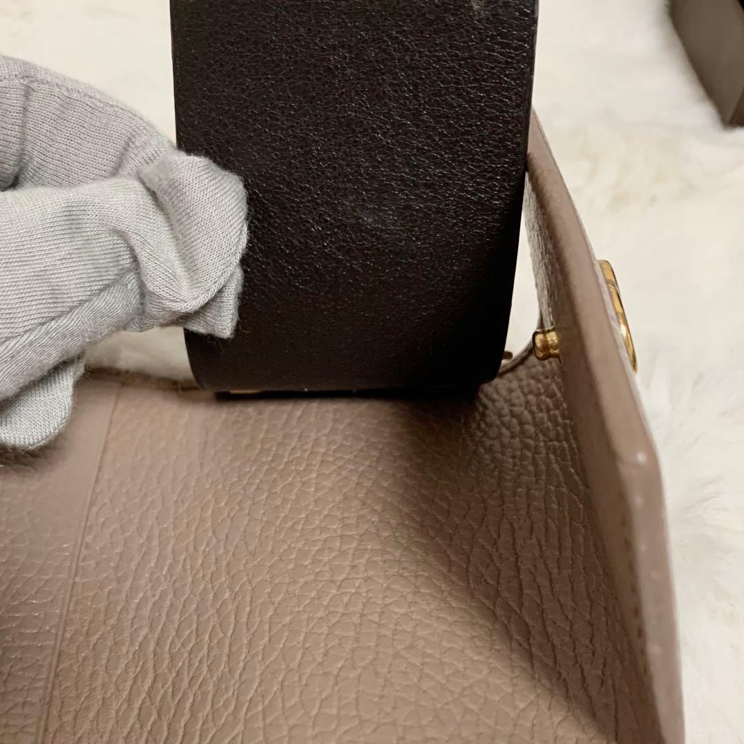 【美品】GUCCI グッチ　キーケース　6連　マーモント　GG ブラウン　箱付き