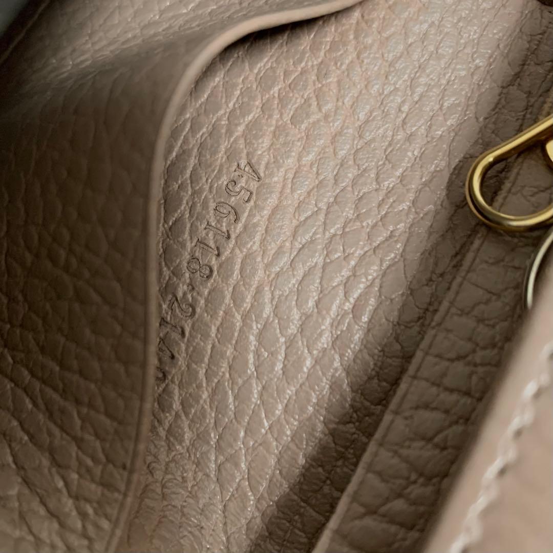 【美品】GUCCI グッチ　キーケース　6連　マーモント　GG ブラウン　箱付き