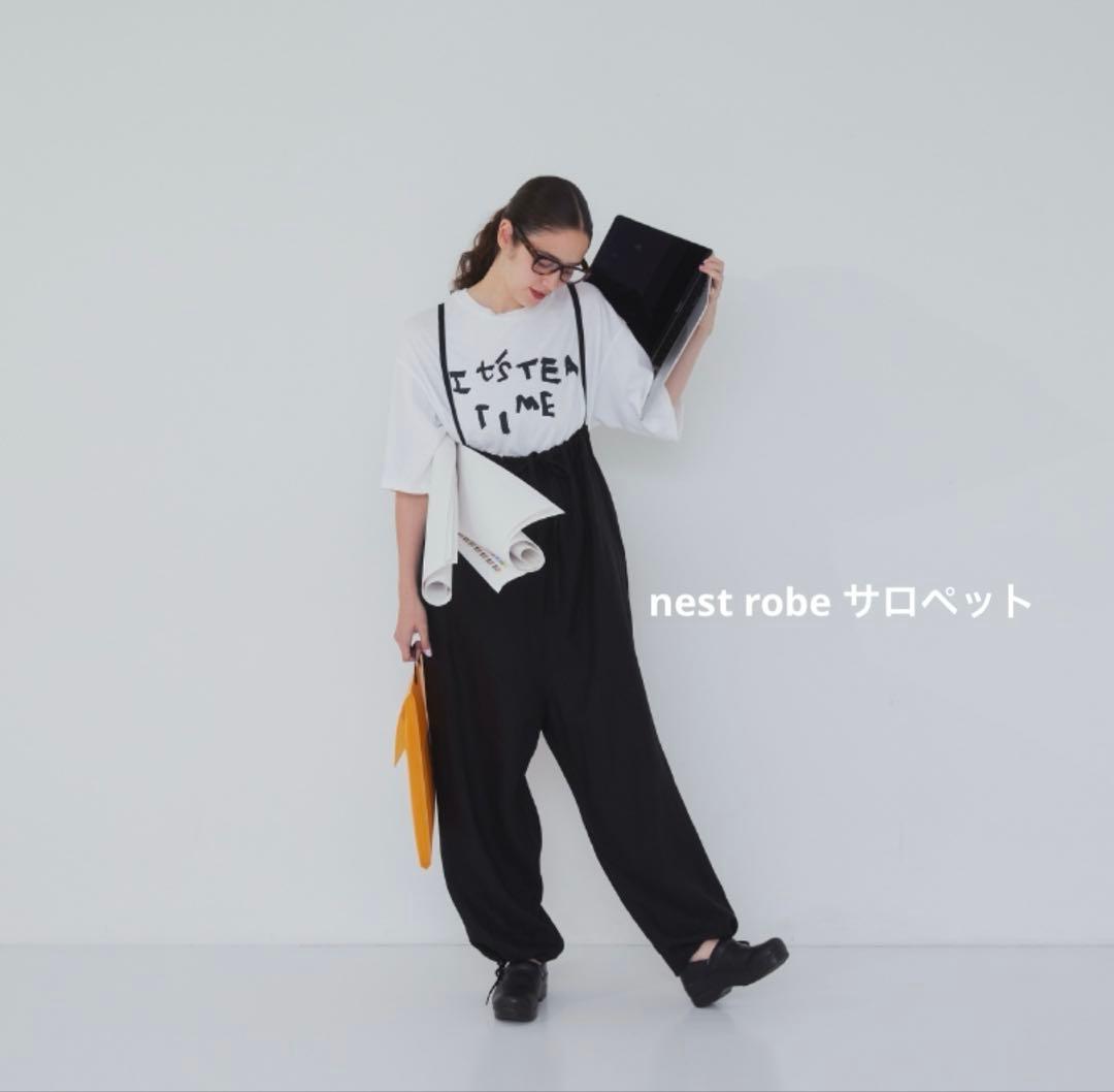 nest Robe ブラックサロペット
