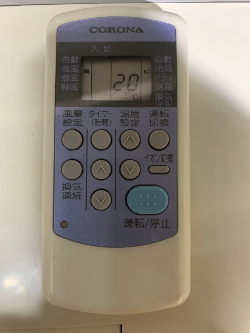 CORONA 窓用エアコン CW-1612　窓枠アリ　純正リモコン付き