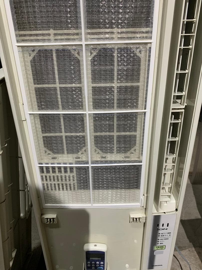 CORONA 窓用エアコン CW-1612　窓枠アリ　純正リモコン付き