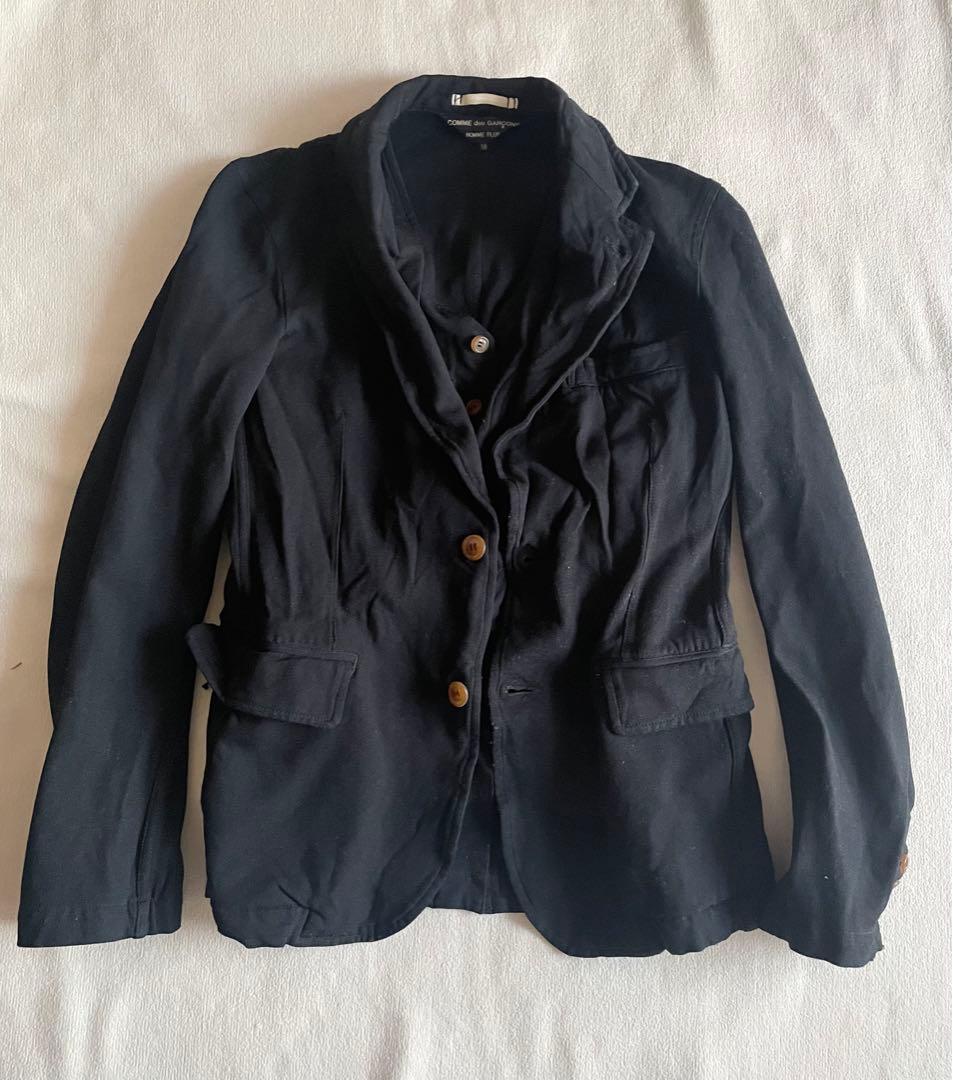 コムデギャルソン　オムプリュス　レイヤー　ジャケット　XS 黒