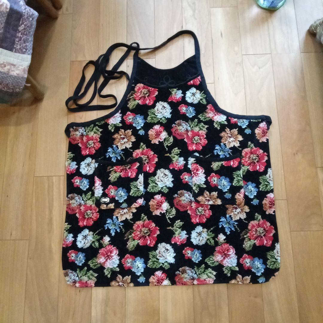 花柄エプロン　　FEILER　　美品