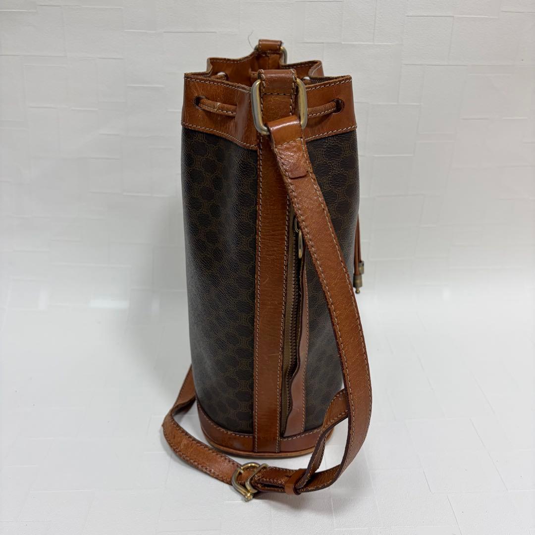 CELINE セリーヌ　ショルダーバッグ　巾着　マカダム