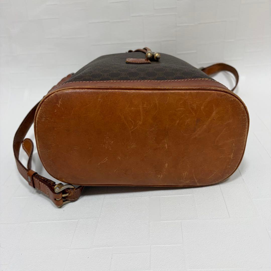 CELINE セリーヌ　ショルダーバッグ　巾着　マカダム