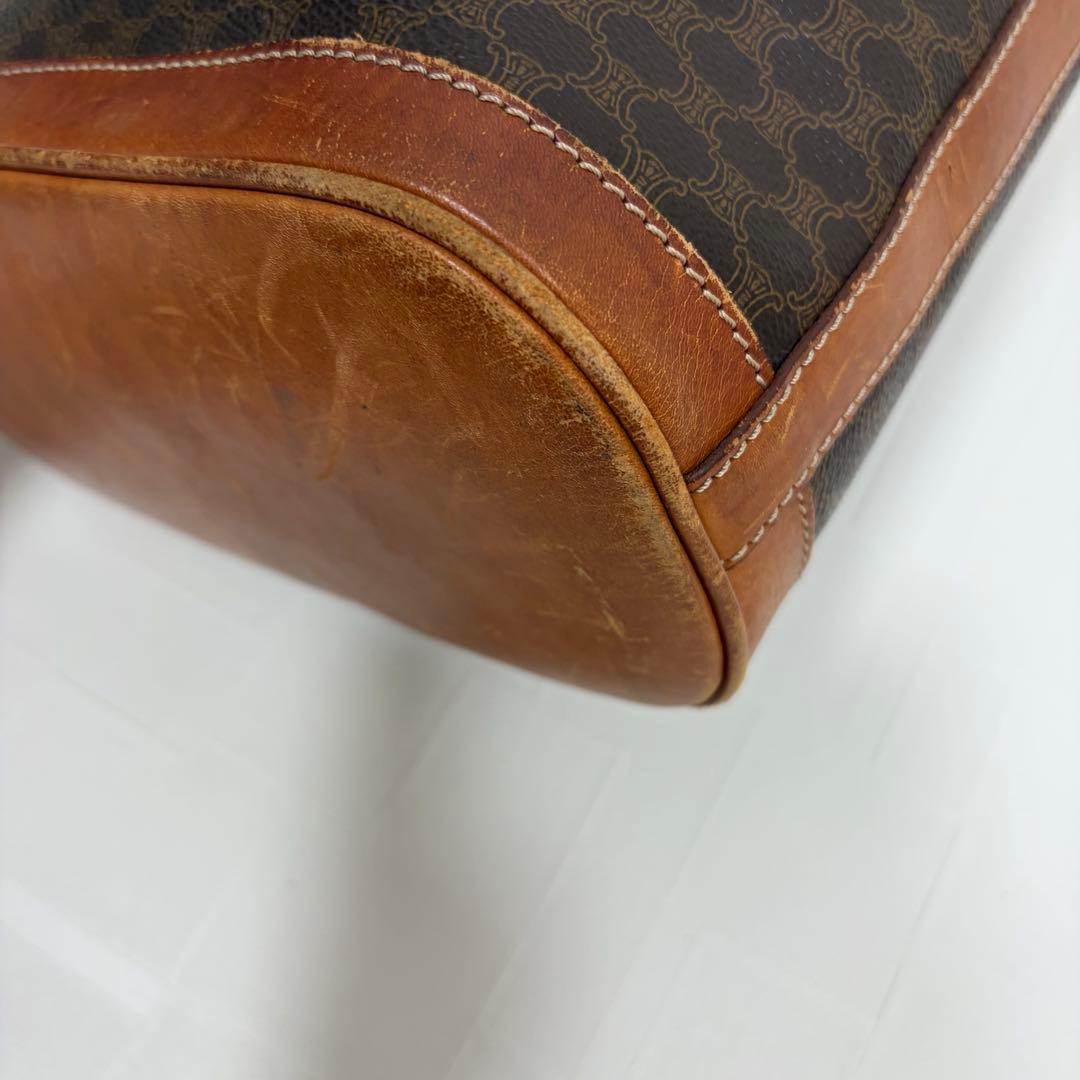 CELINE セリーヌ　ショルダーバッグ　巾着　マカダム