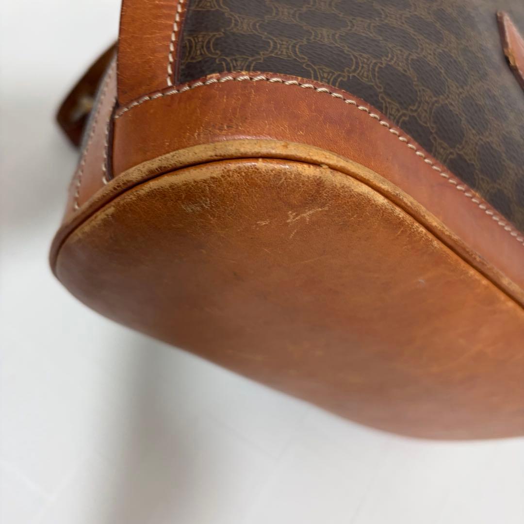 CELINE セリーヌ　ショルダーバッグ　巾着　マカダム