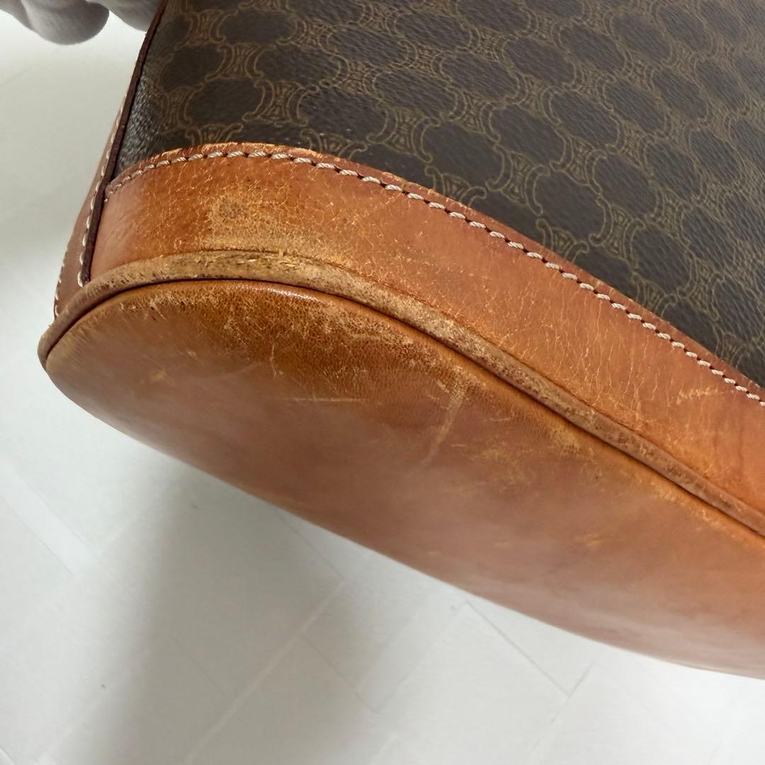 CELINE セリーヌ　ショルダーバッグ　巾着　マカダム