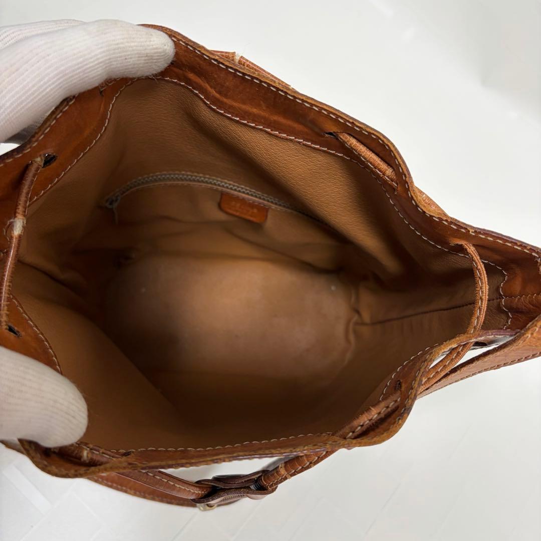 CELINE セリーヌ　ショルダーバッグ　巾着　マカダム