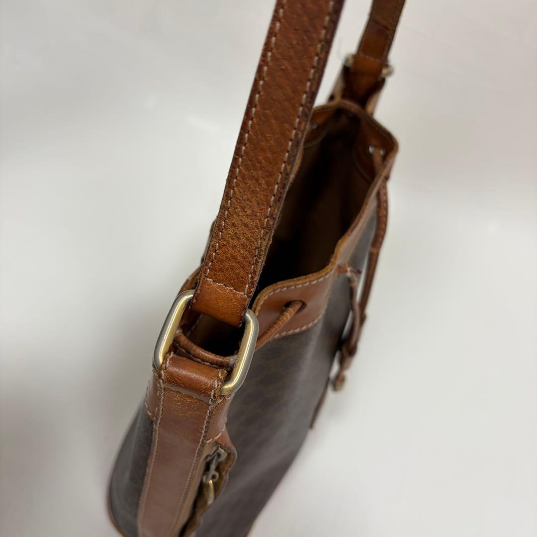 CELINE セリーヌ　ショルダーバッグ　巾着　マカダム