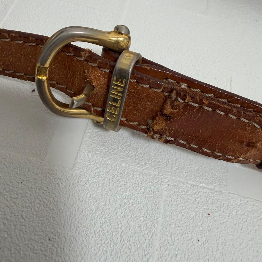 CELINE セリーヌ　ショルダーバッグ　巾着　マカダム