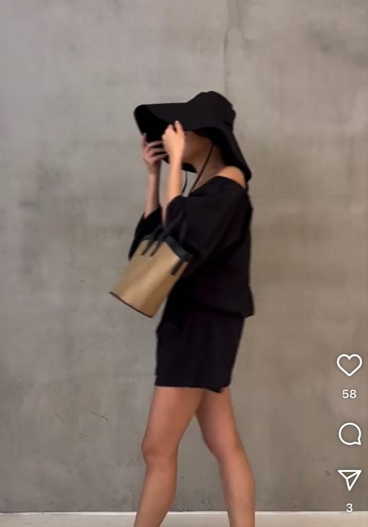 【最終値下げ】ETRE TOKYOウォーターリペレントワイドブリムハット