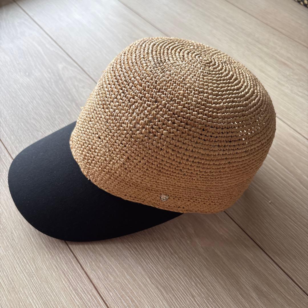 ゆか　ヘレンカミンスキー　麦わら　ベースボールキャップ
