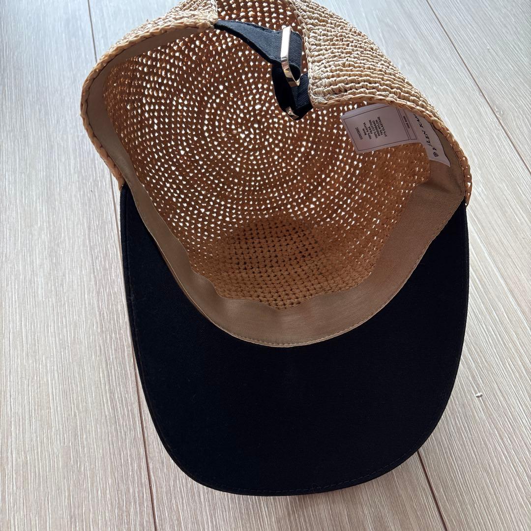 ゆか　ヘレンカミンスキー　麦わら　ベースボールキャップ