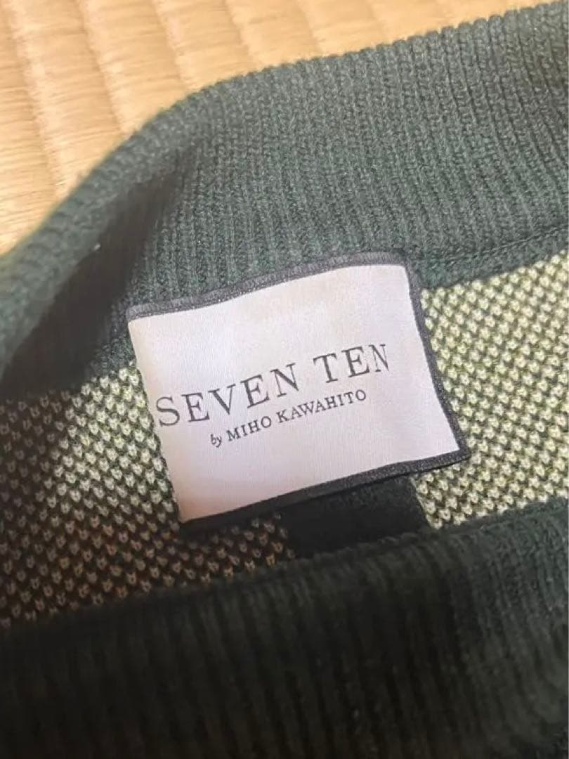 【ミミ】seventen デイジージャガードニットワンピース