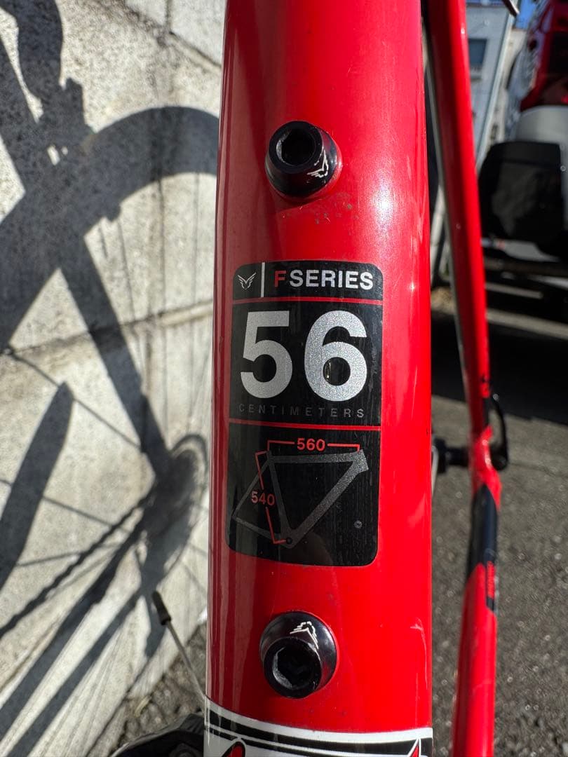 ※限定値下げ12/23まで　ロードバイク　FELT F95 赤　サイズ56