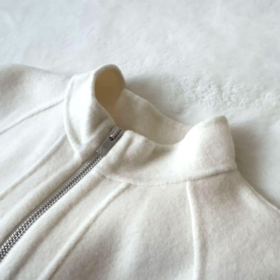 未使用保管品　ANAYI シャルムビーバーミドルケープコート　ホワイト　38