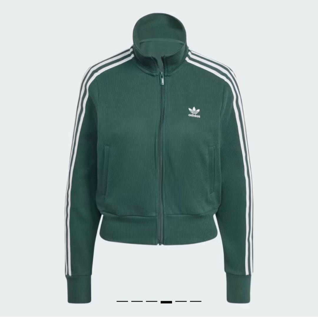adidas ニットトップ ミネラルグリーン