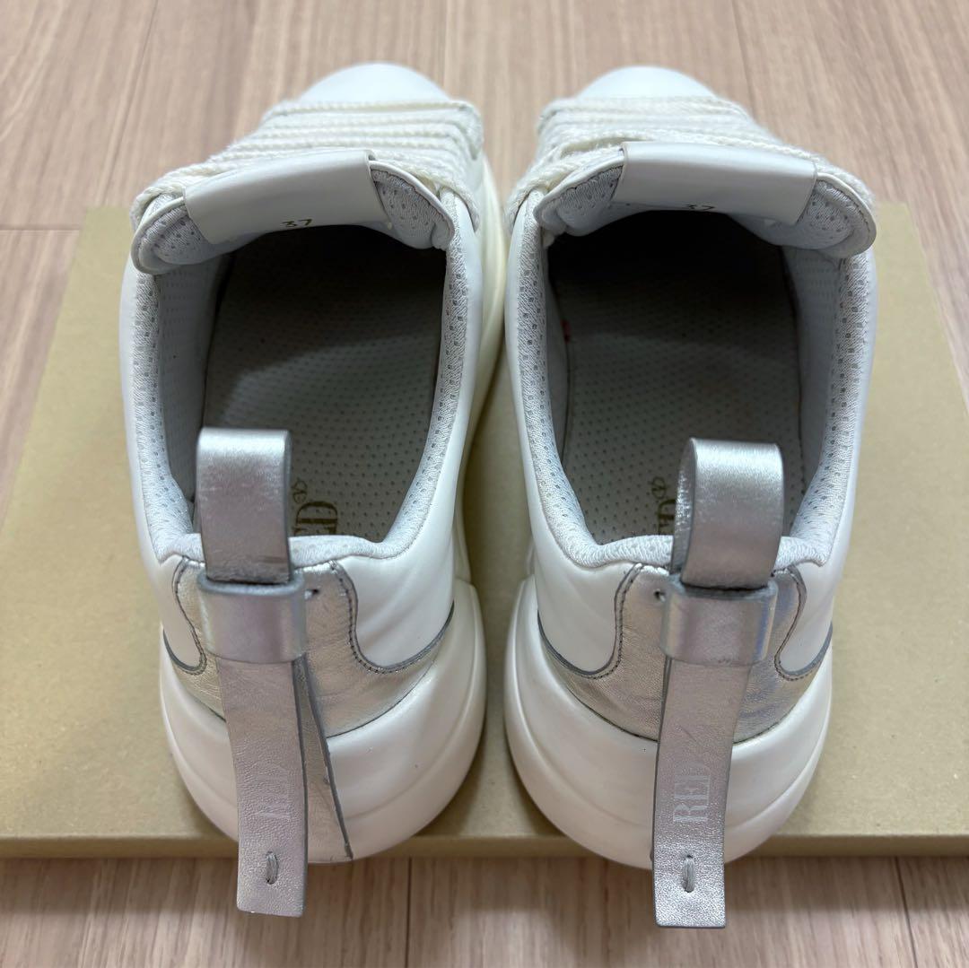 レッドヴァレンティノ ボウウォーク レザー スニーカー 厚底