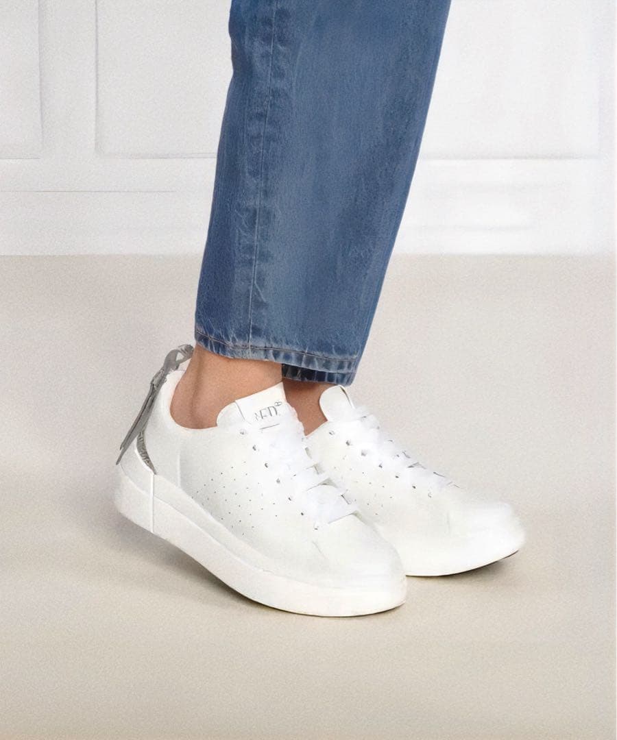 レッドヴァレンティノ ボウウォーク レザー スニーカー 厚底