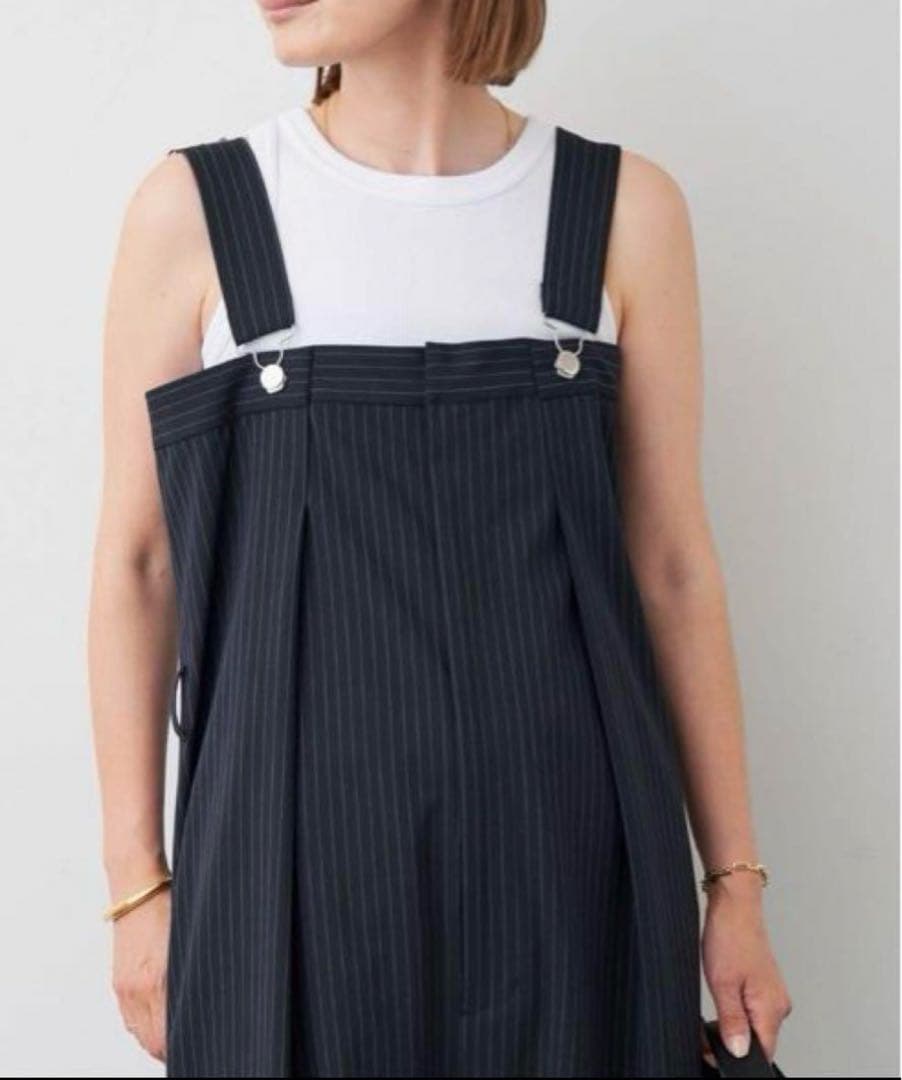 美品　Deuxieme Classe PROVOKE ネイビー サロペット