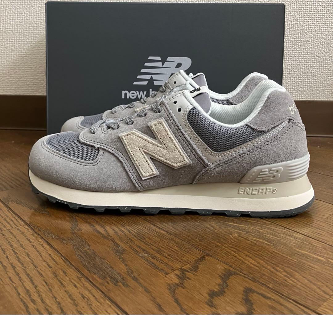 24.5cm ニューバランスU574 グレーカラー