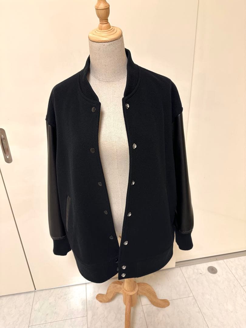 Spick &Span スタジアムジャンパー　ブラック