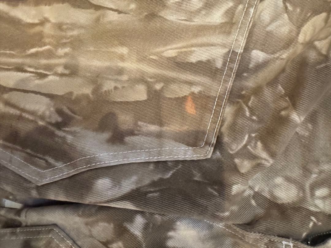 stussy デニムパンツ　ペインターパンツ　ダブルニー　32