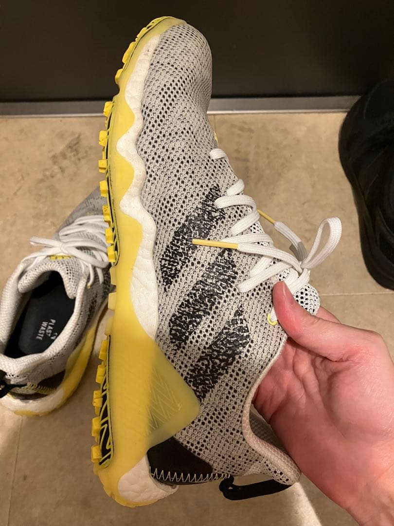 adidas CODECHAOS 22ゴルフシューズ グレー/イエロー