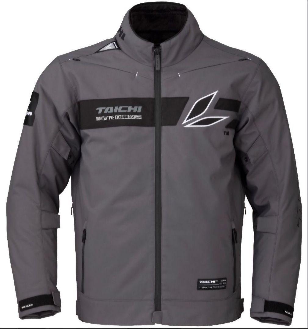 【美品】TAICHI バイク用プロテクター内蔵ジャケット グレー Mサイズ