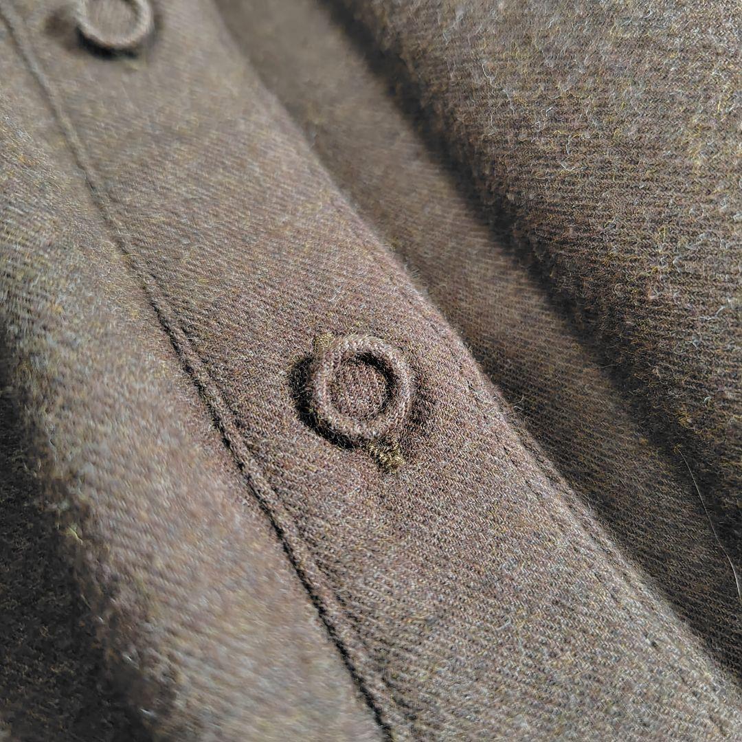 オオカミとフクロウ◎ロングワンピース シャツワンピース 七分袖 ゆったりサイズ