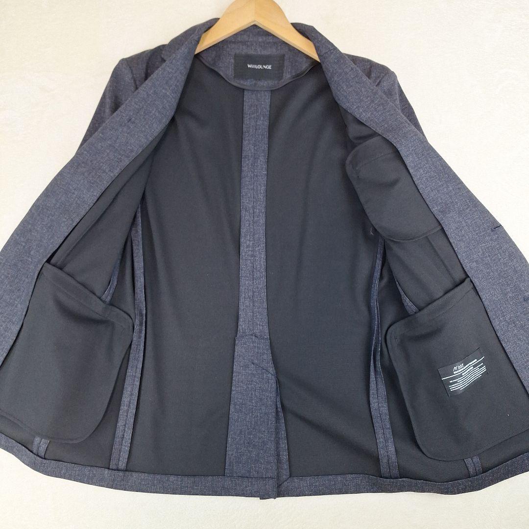 美品✨ナノユニバース　高機能生地AXF　トラベルスーツ　ネイビー　M