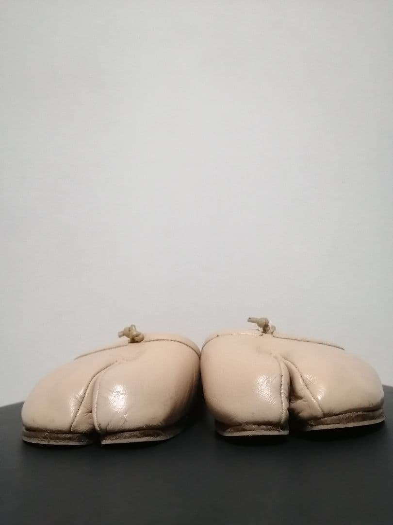 靴 Maison Margiela Tabi mule 37 nude beige