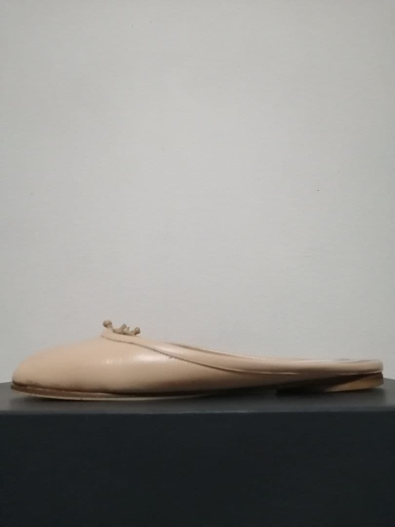 靴 Maison Margiela Tabi mule 37 nude beige