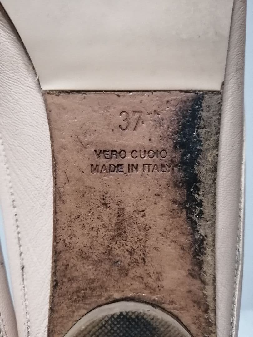 靴 Maison Margiela Tabi mule 37 nude beige