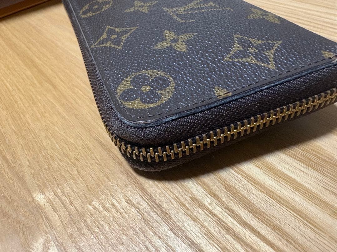 LOUIS VUITTON 長財布 ダークブラウン/ピンク