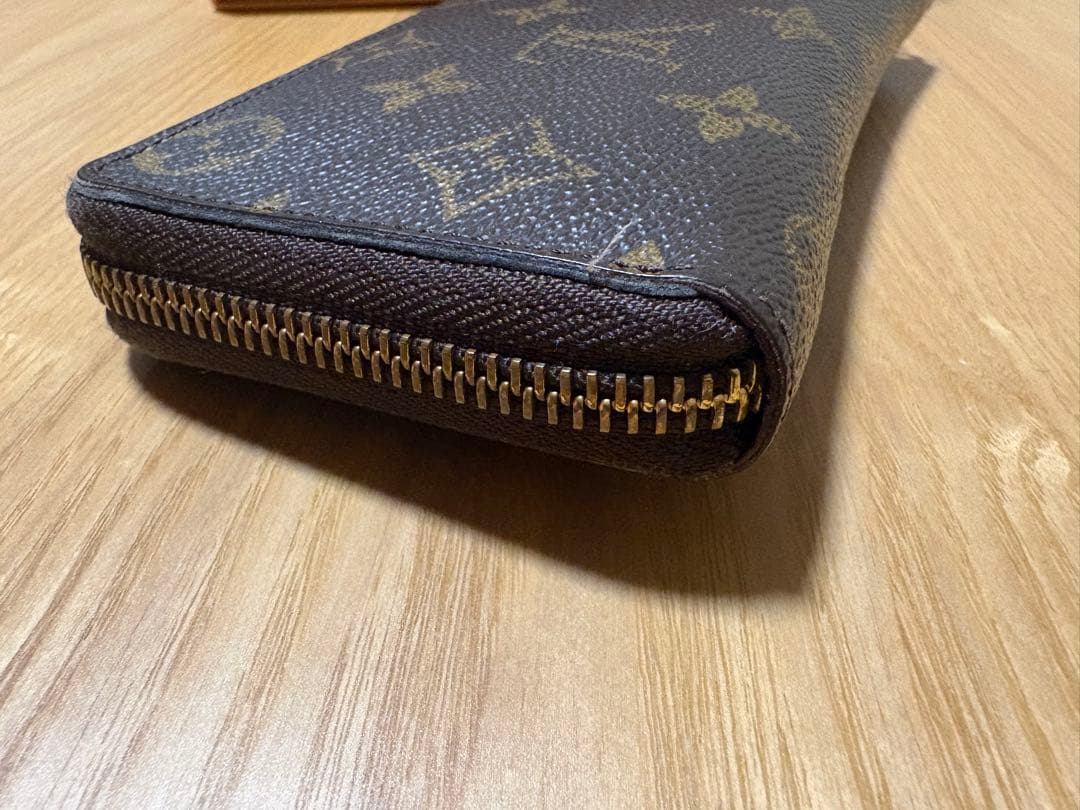 LOUIS VUITTON 長財布 ダークブラウン/ピンク