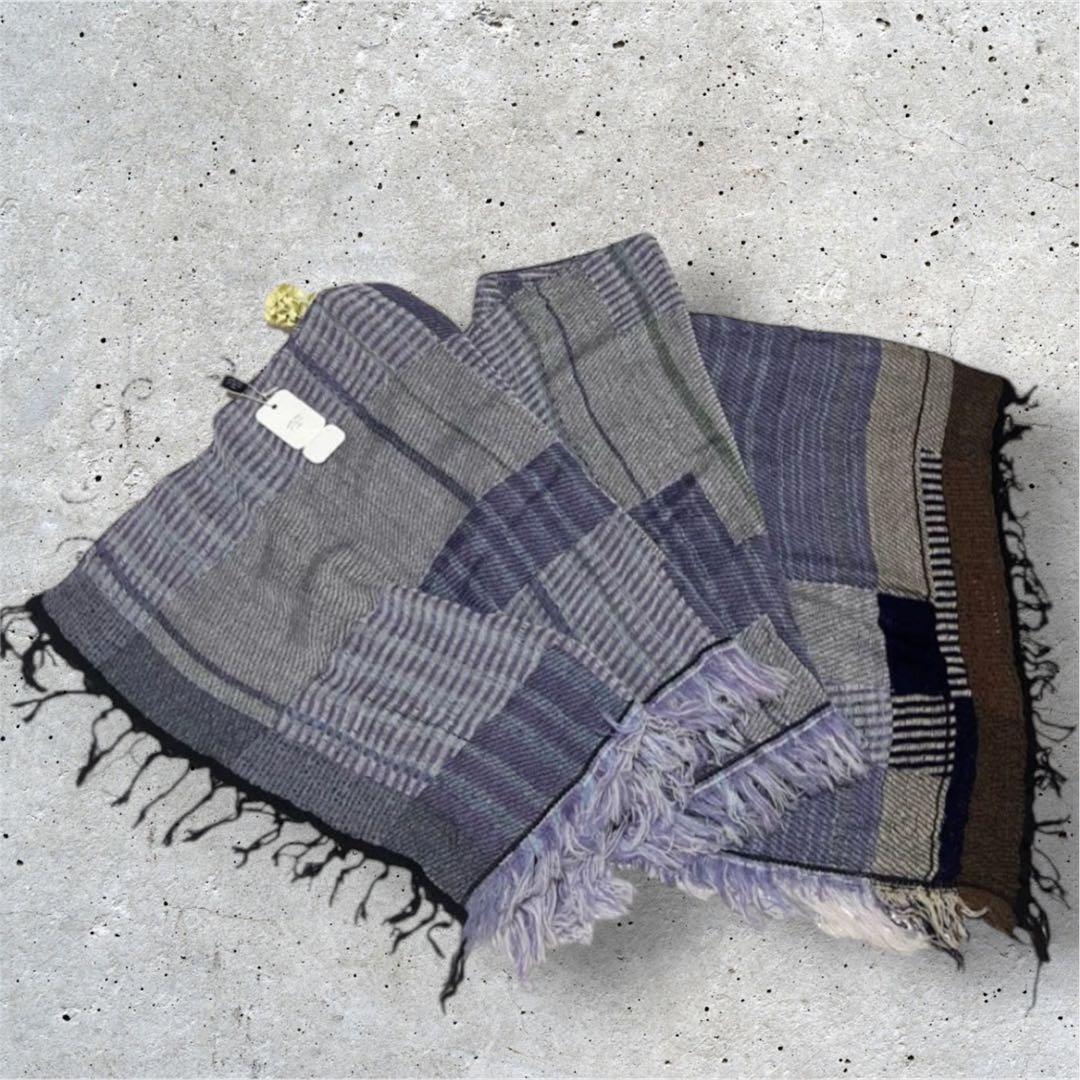 ꕤ新品ꕤtamaki niime JQ shawl MIDDLE②すみれ色系