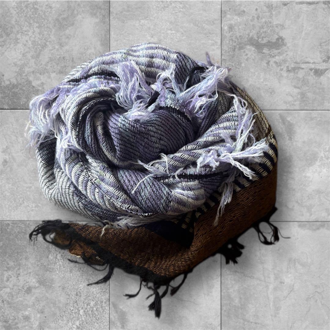 ꕤ新品ꕤtamaki niime JQ shawl MIDDLE②すみれ色系