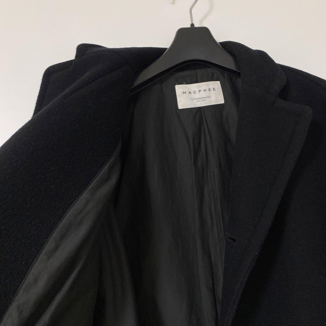 お値下げマカフィー パイルメルトンオーバーサイズドコート チェスターコート 36