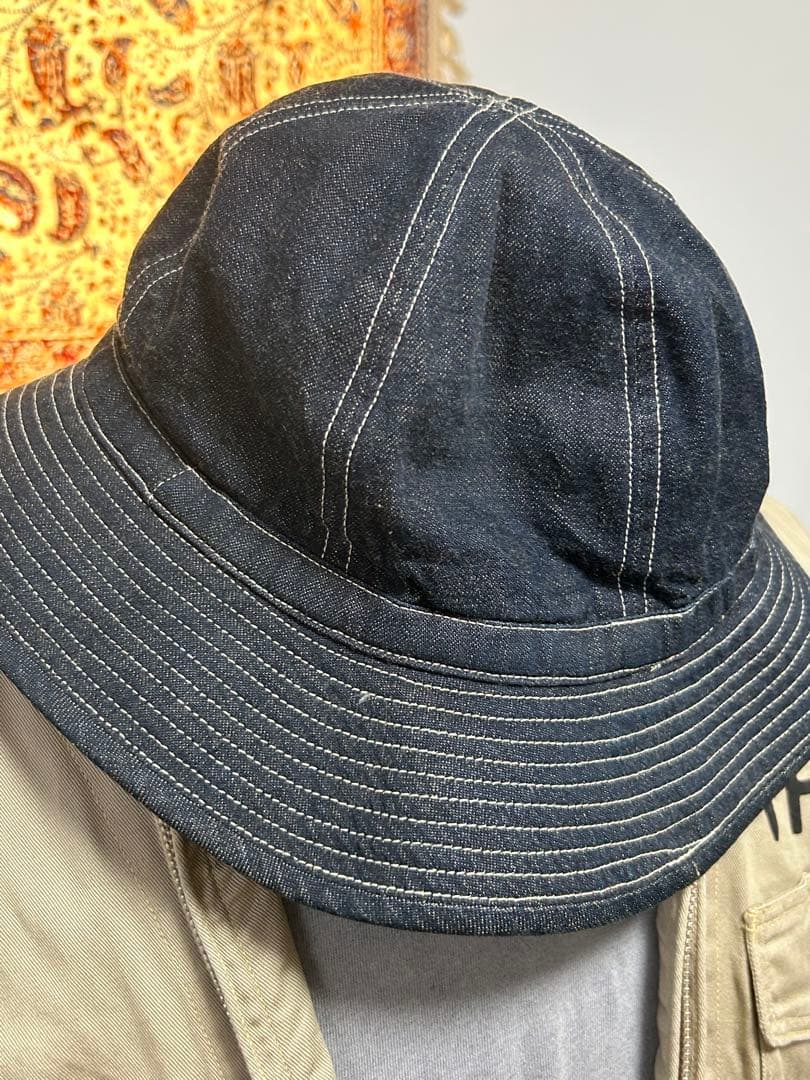 極美品　バズリクソンズ　デニムアーミーハット