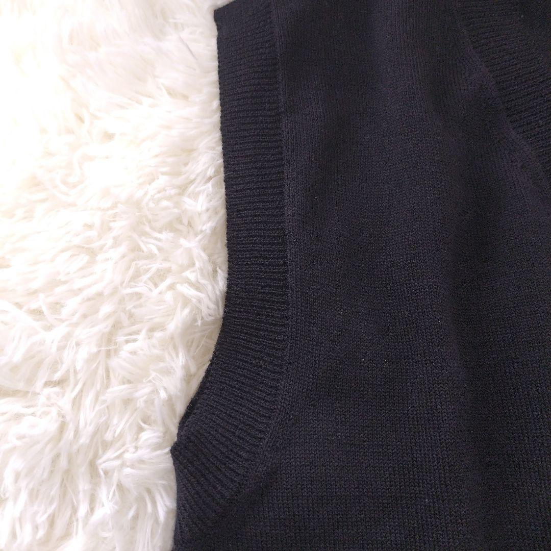 マーガレットハウエル ニットベスト ウール ブラック M