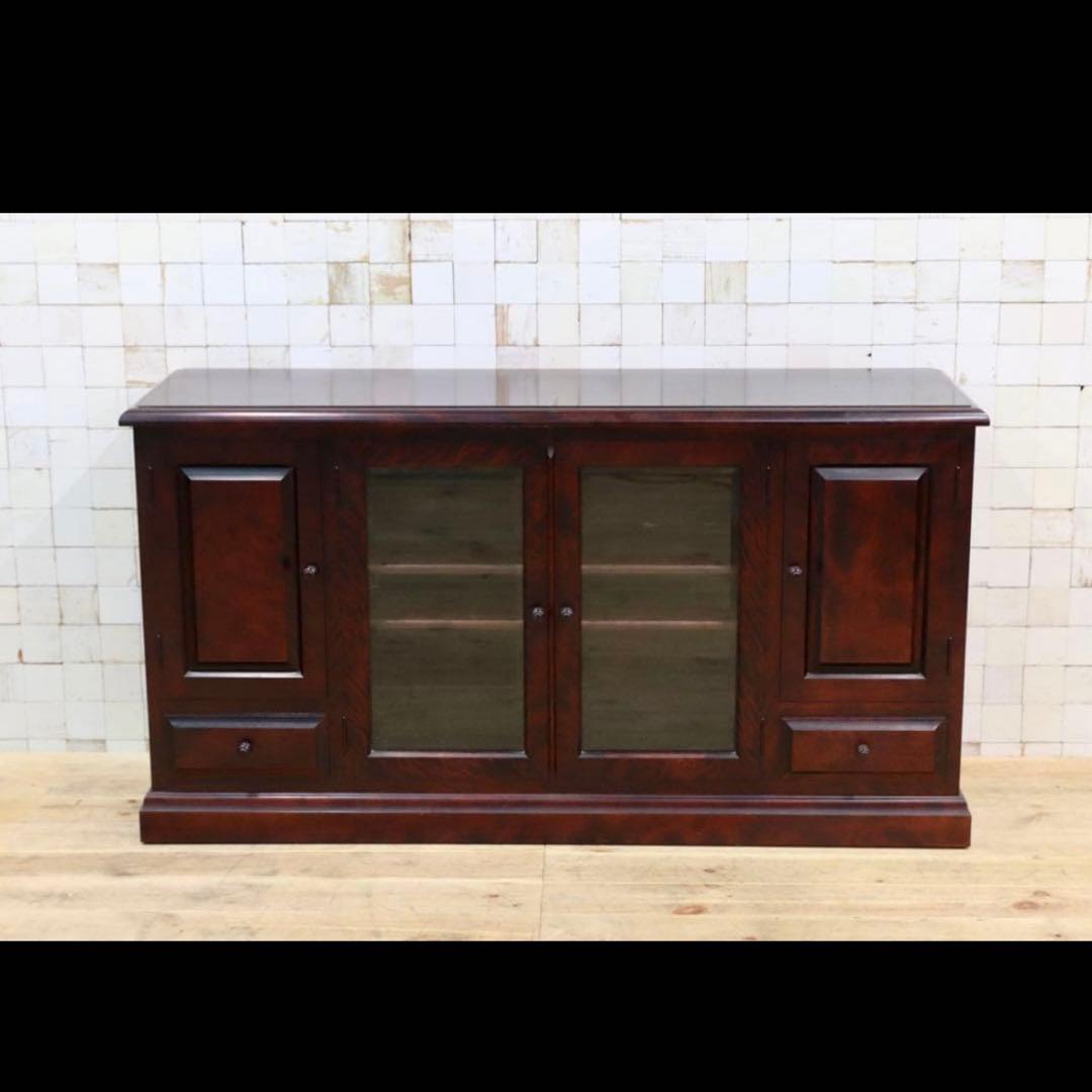 民芸家具 サイドボード テレビボード アンティーク家具 樺材 レトロ 和家具 和