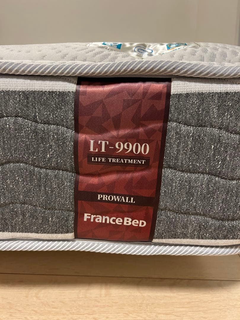 上質美品 フランスベッド製 セミダブルマットレス LT9900PW Mソフト