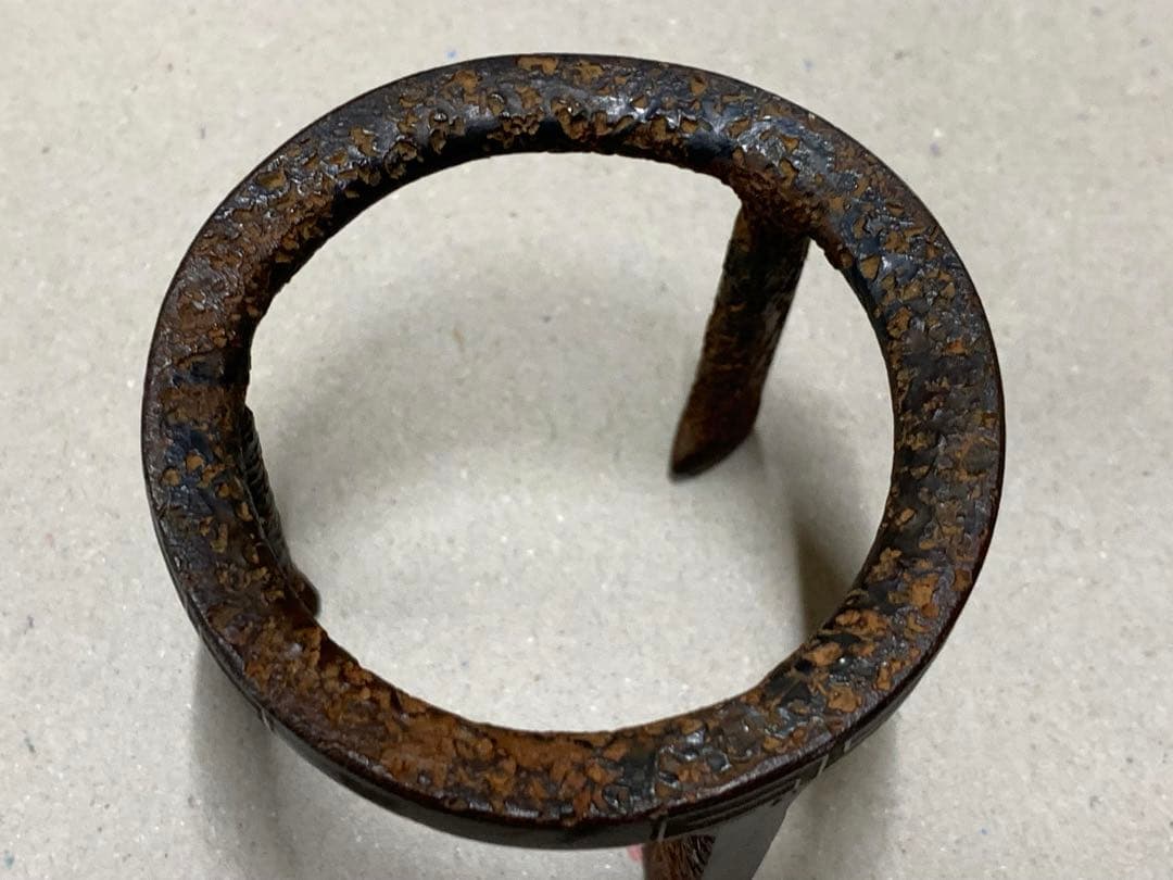 1080さま専用 釜師 和田美之助 金銀象嵌 五徳蓋置 茶道具 蓋置