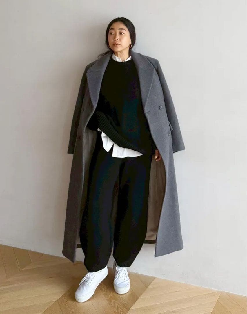 searoomlynn 2FACE Woolダブルロングコート