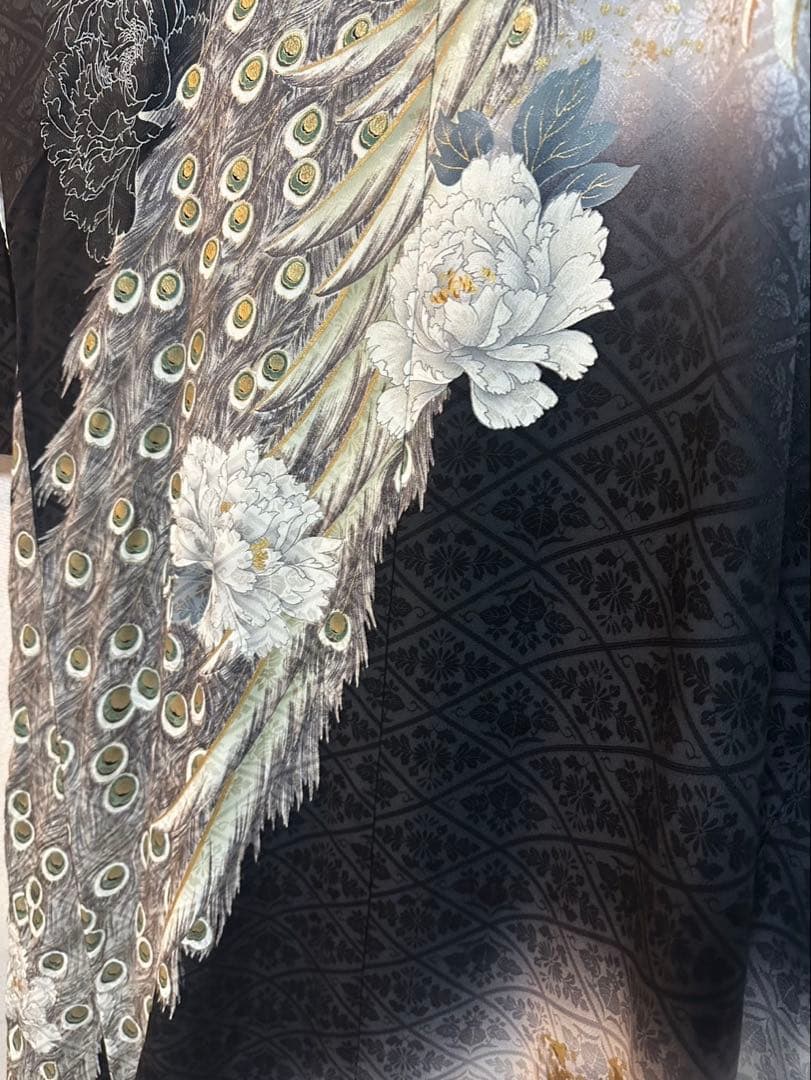 女着物　大衆演劇　舞台衣装　コスプレ　裾引き